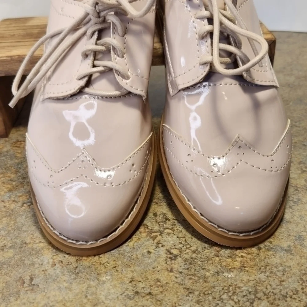 Kallie & Co Oxford style shoe Pink 6.5 NWOB Fair Trade Vegan‎ Ethic Handmade